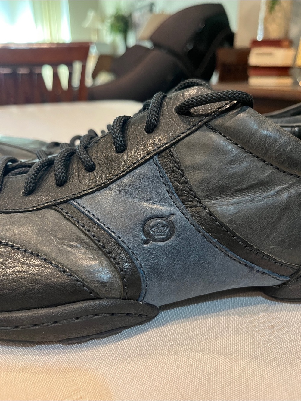Born Bolt Leather Comfort Shoe Men size 10.5 - Picture 4 of 9
